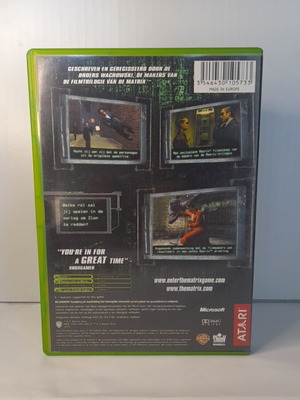 Enter the Matrix Xbox game, complete with manual, Dutch edition