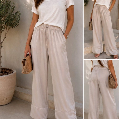 Beige pants like new, size L/40/12, soft fabric
