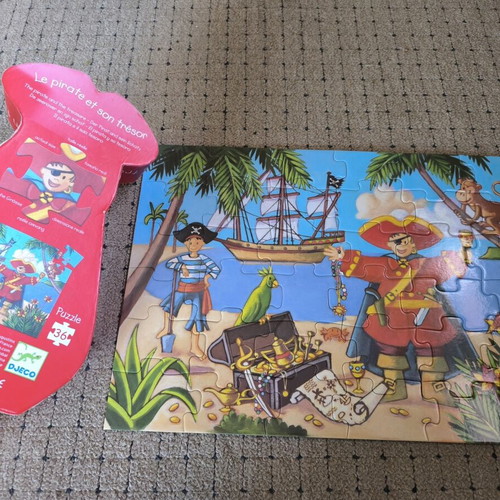 Djeco Pirate Puzzle like new