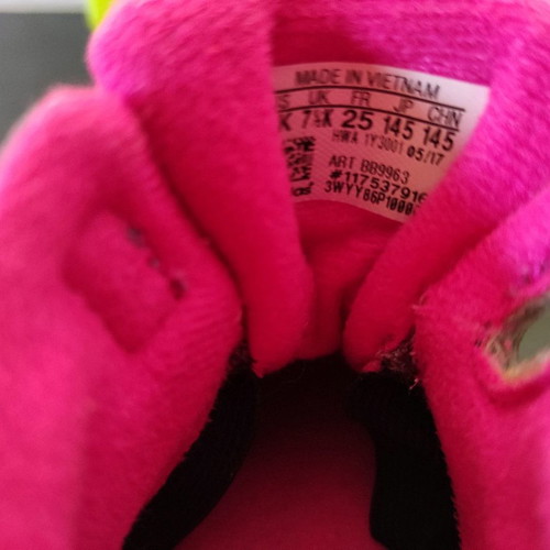 Adidas boots used, size 25, multicolor