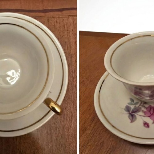 Vintage Zaječar porcelain coffee and tea set, like new, 15 pieces