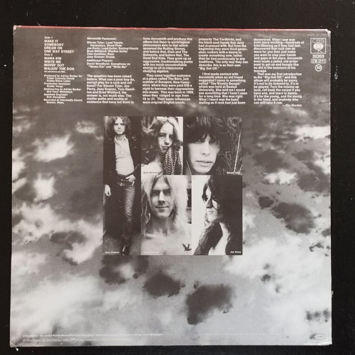 Aerosmith rock vinyl record