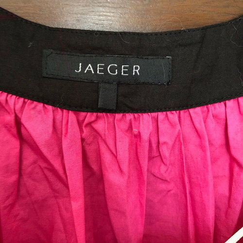 Jaeger top pink satin texture like new