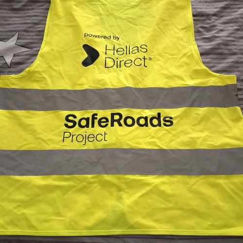 Reflective vest for school traffic wardens like new by Hellas Direct