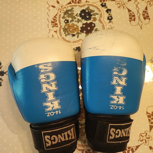 Boxing gloves Kings 14oz used, leather