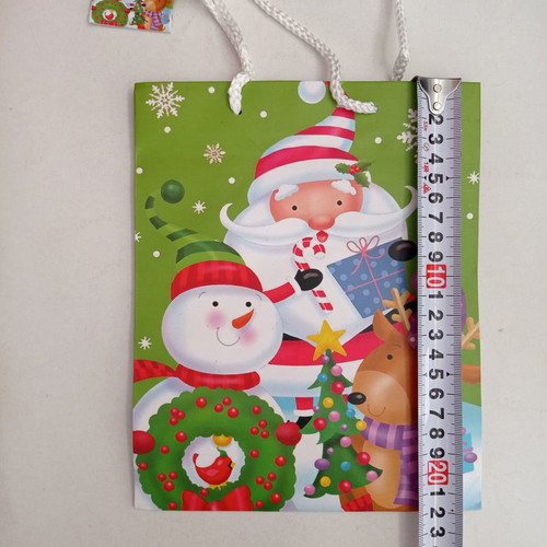 Christmas gift bags used, pack of 3