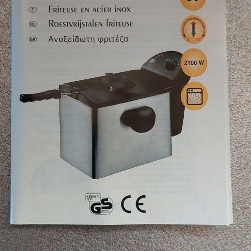 Bifinet KH2200 stainless steel fryer 3l new