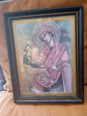 Vintage Icon of the Holy Mother like new