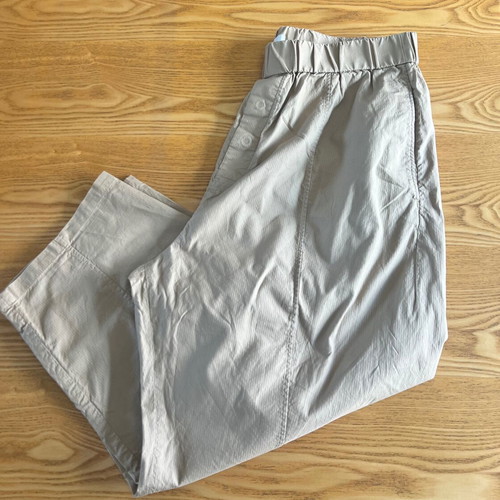 COS oversized men's beige cotton pants, size L
