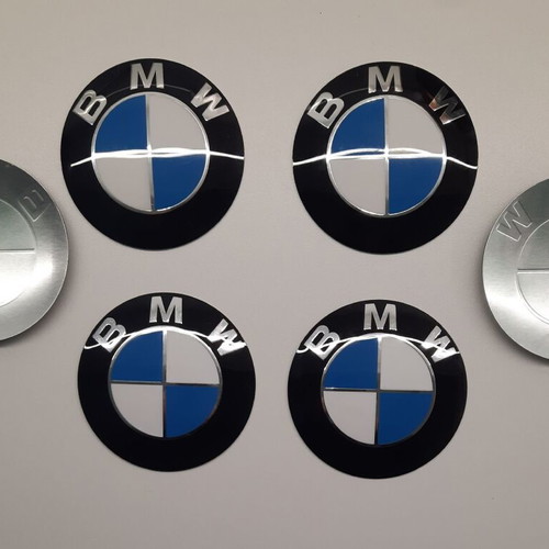 BMW E Series E38/E66/E65 metal trunk lid badges new