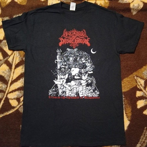 Liturgy of Desecration Traverse the Threshold of Blasphemia T-Shirt new, size M