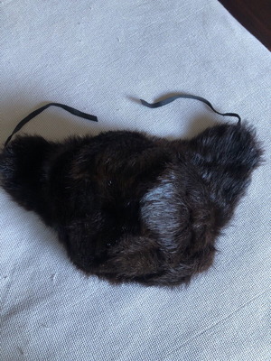 Women's brown Russian fur hat new size 56-58