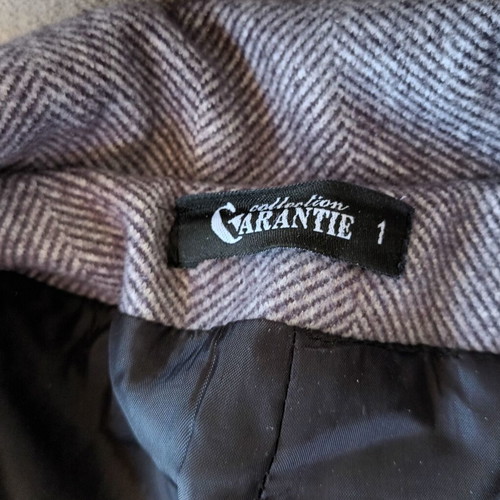 Garantie women's herringbone lined coat with pockets