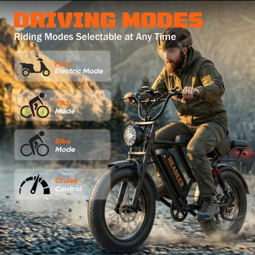 Fatbike 20" electric bike Headeer BK20 new