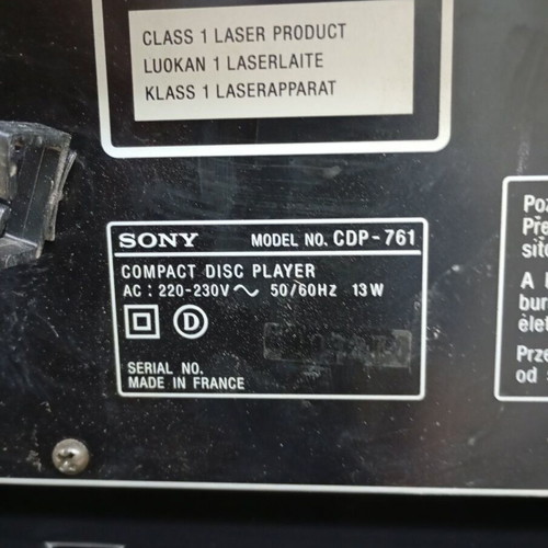 Sony vintage sound system with Audio Spectrum TLS-40 speakers, 4 units