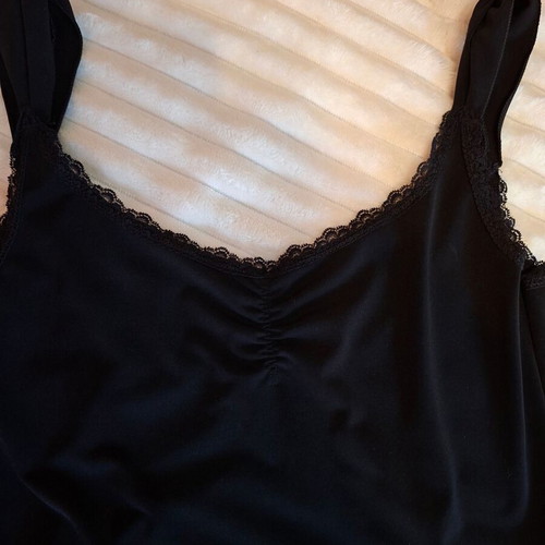 Attrattivo bodysuit new black with lace size Large