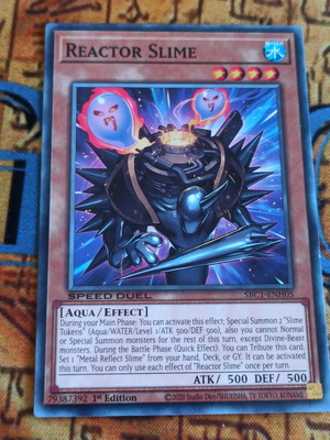 Reactor Slime Effect Monster σαν καινούργιο, κάρτα Yu-Gi-Oh!