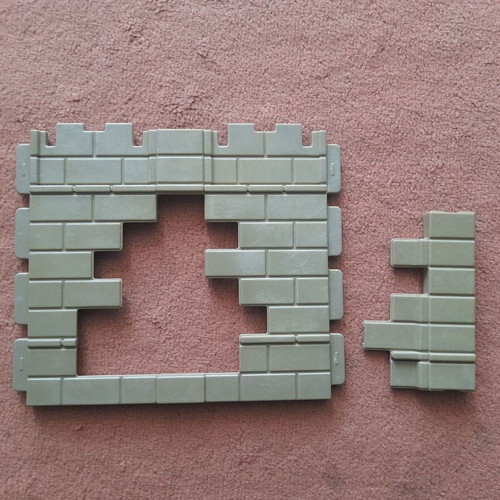 Playmobil broken wall used, castle stick