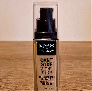 Nyx foundation can't stop won't stop