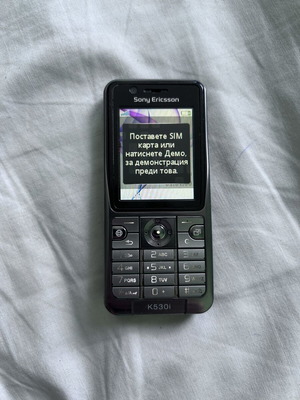 Sony Ericsson K530i phone used, no battery