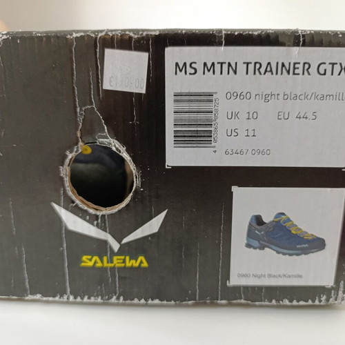 Salewa MS MTN GTX shoes like new, size 44.5, black, athletic