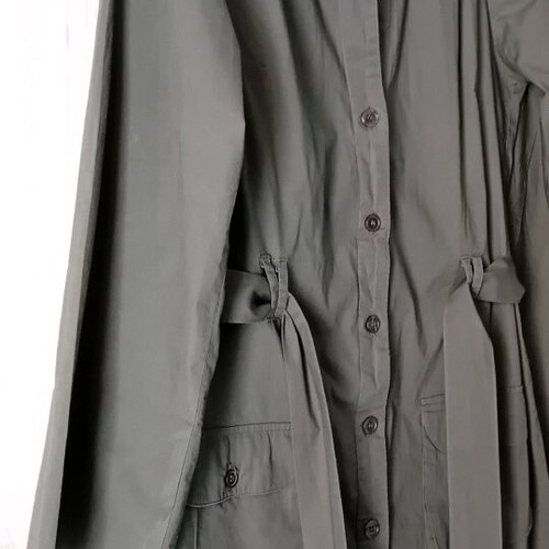 Semizie safari dress khaki olive like new with belt M/L
