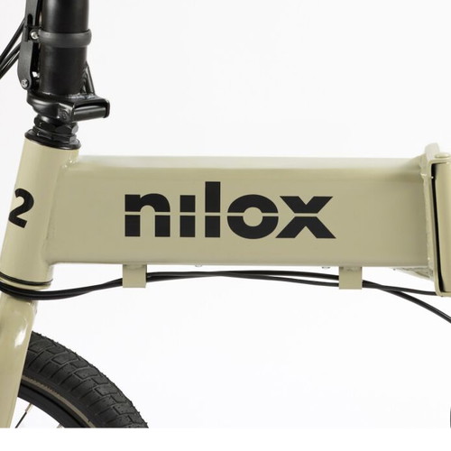 Nilox J2 electric folding city bike, beige