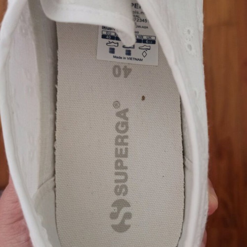 Superga 2750 FLOWER SANGALLO white size 40