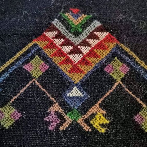 Traditional woven wool band from Arachova like new