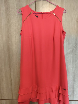 Dress, watermelon color, boutique