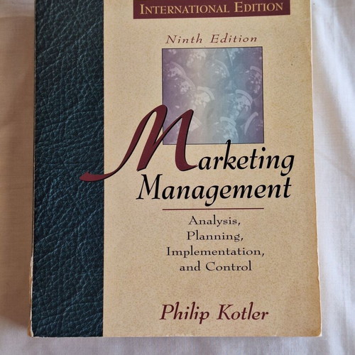 Marketing Management Ninth Edition book by Philip Kotler