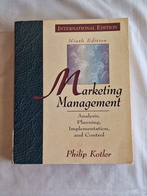 Marketing Management Ninth Edition book by Philip Kotler