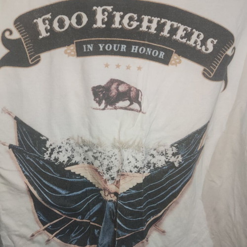 Foo Fighters t-shirt, medium, white