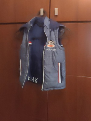 Paul Frank sleeveless jacket like new, blue, size 98 cm, 3 years
