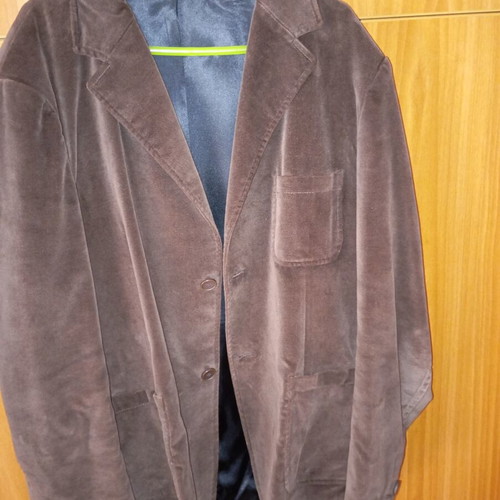 No Name winter jacket brown velvet texture, new, size XL