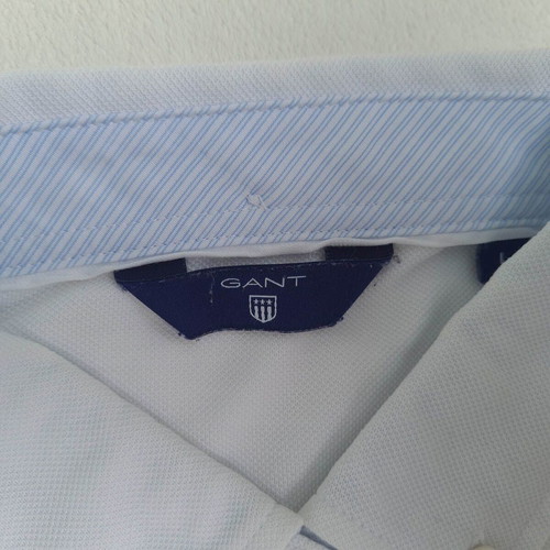 Gant women's shirt size L, long sleeve, 100% cotton, white