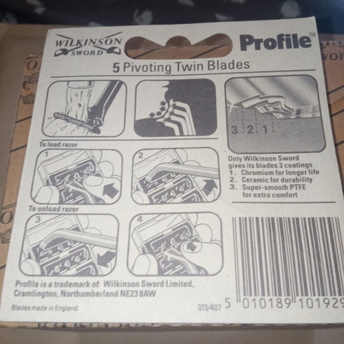 Wilkinson Sword Profile Twin Refill Blades pack of 20, new