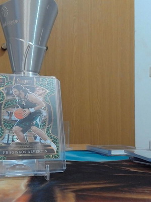 Fragiskos Alvertis 2025-26 Panini Select EuroLeague Concourse FOTL Green Prizm card 4/5