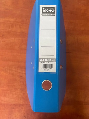 Skag Binder 8/32 for A4 Paper Basic P.P New, Blue