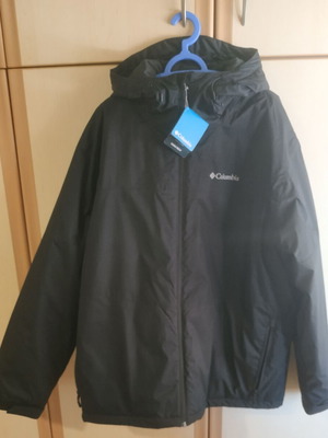 Columbia XXL jacket new, black, waterproof with temperature technology