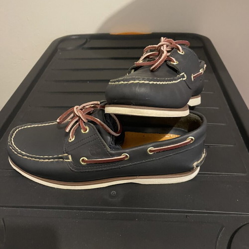 Timberland boat shoes like new, navy blue, size 41.5