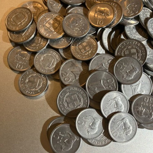 115 Greek coins