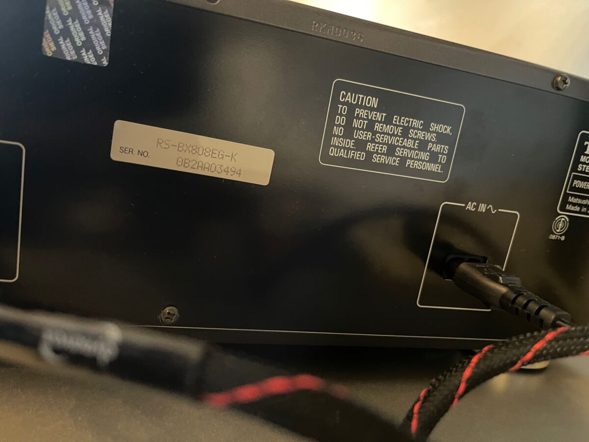 Technics RS BX808 Hi End 3-Head… - € 600,00 - Vendora.cy