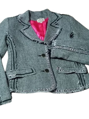 Coronets & Queens gray jacket XS like new