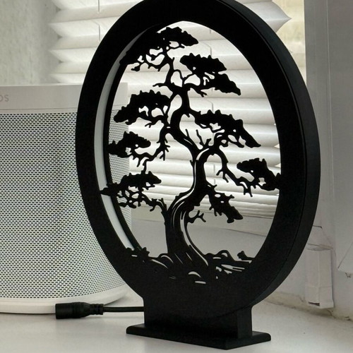 Bonsai Tree LED Lamp Zen Decorative 20cm new