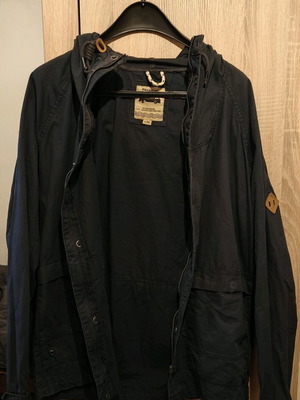 Pull&Bear men's cotton jacket size Large used, blue