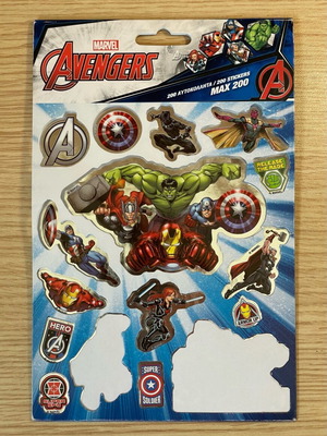 Marvel Avengers sticker set new, 190 pieces