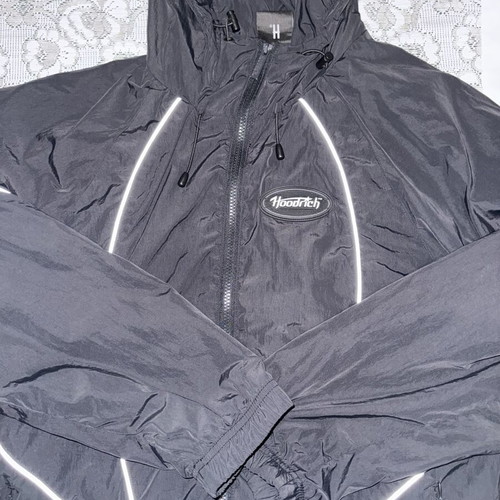Hoodrich black windbreaker jacket