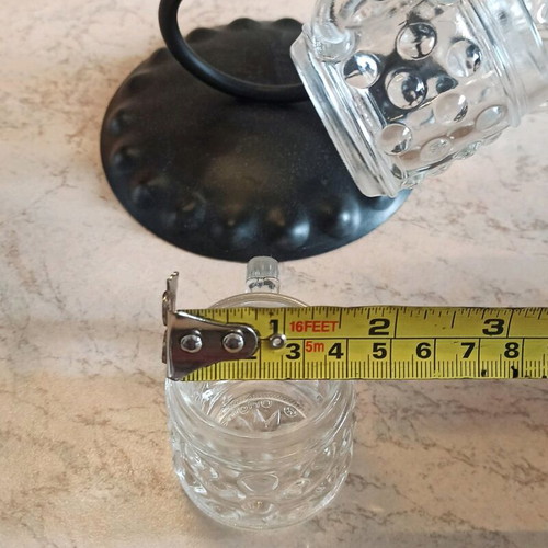 WMF Vintage 1970 Shot Glass Set with Stand like new