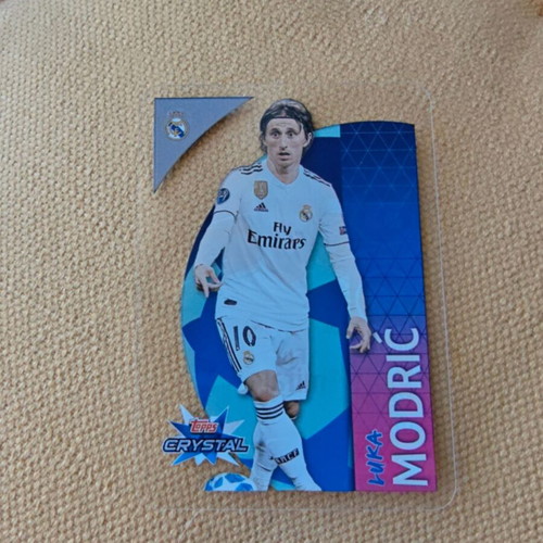 Luka Modric Real Madrid 2018-19 Topps Crystal UCL No. 14 used